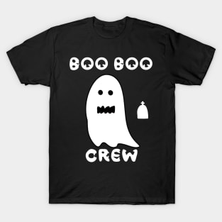 Boo Boo Crew Funny Ghost Halloween T-Shirt